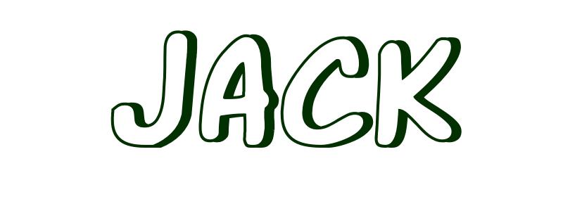 Coloring-Page-First-Name Jack