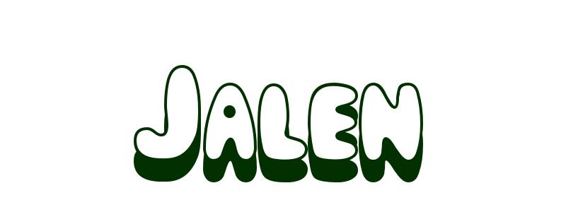 Coloring-Page-First-Name Jalen