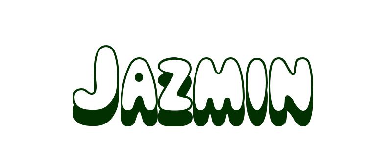Coloring-Page-First-Name Jazmin