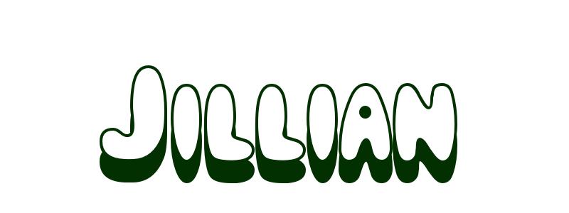 Coloring-Page-First-Name Jillian