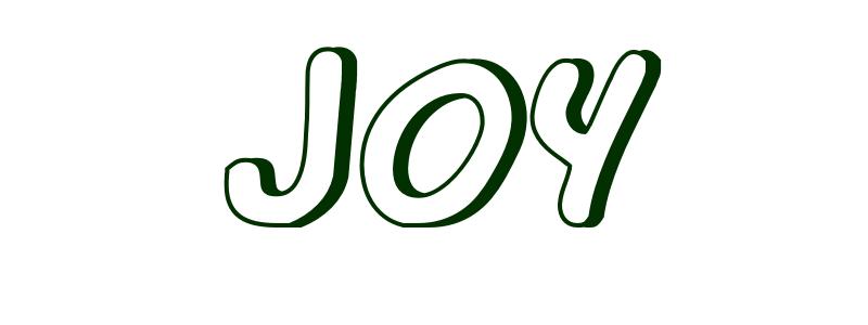 Coloring-Page-First-Name Joy