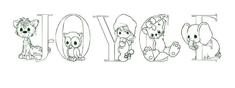 Coloring-Page-First-Name Joyce