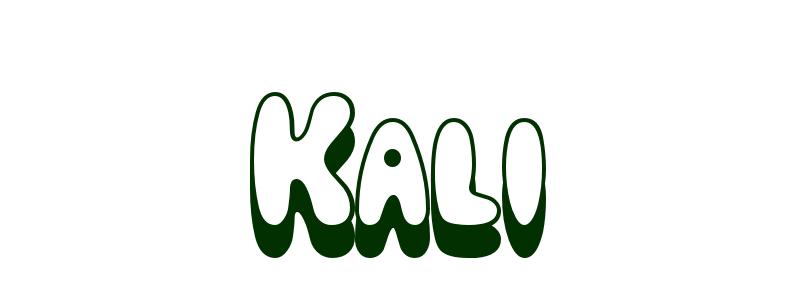 Coloring-Page-First-Name Kali