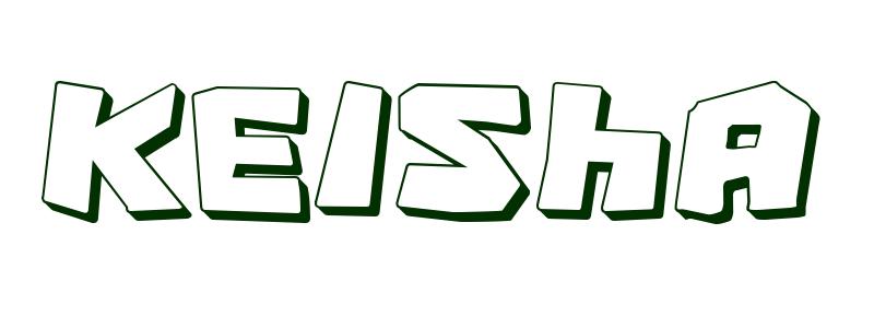 Coloring-Page-First-Name Keisha