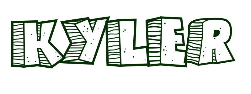 Coloring-Page-First-Name Kyler