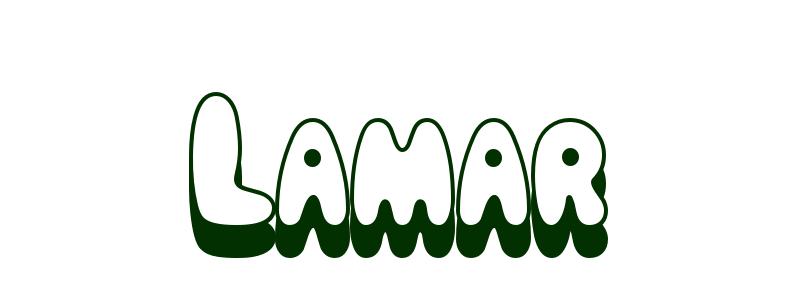 Coloring-Page-First-Name Lamar