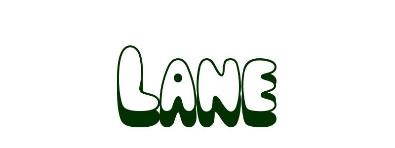 Coloring-Page-First-Name Lane