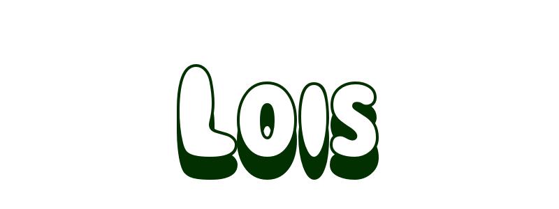 Coloring-Page-First-Name Lois