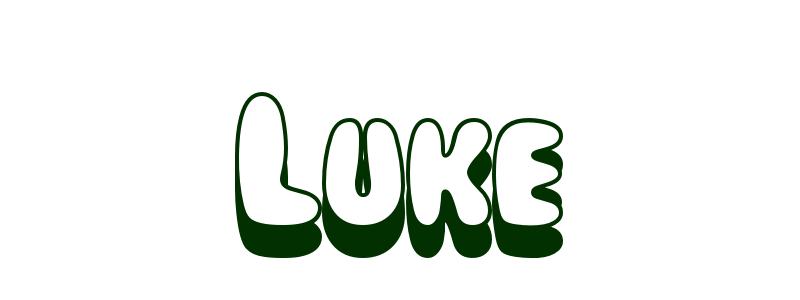 Coloring-Page-First-Name Luke