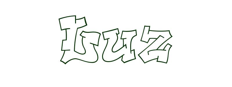 Coloring-Page-First-Name Luz