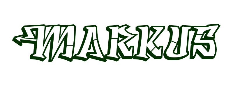 Coloring-Page-First-Name Markus
