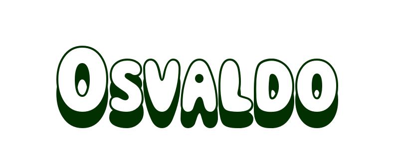 Coloring-Page-First-Name Osvaldo