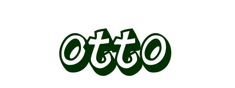 Coloring-Page-First-Name Otto