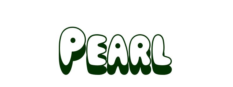 Coloring-Page-First-Name Pearl