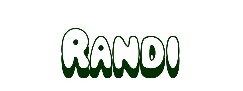 Coloring-Page-First-Name Randi