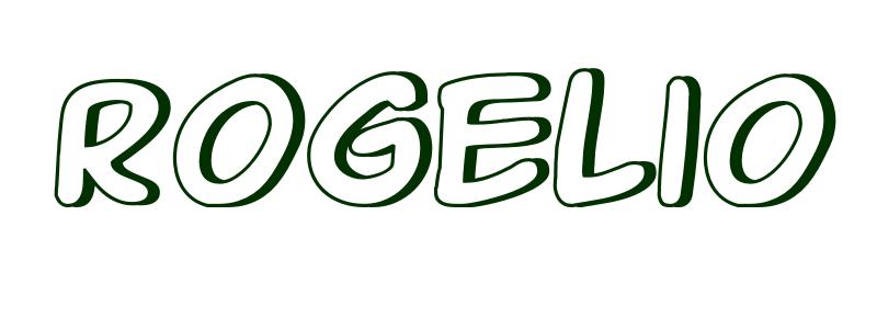 Coloring-Page-First-Name Rogelio