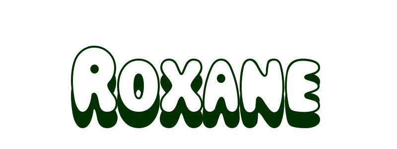 Coloring-Page-First-Name Roxane