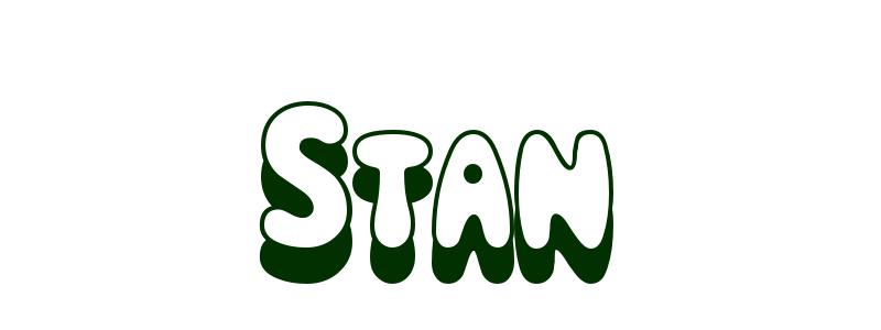 Coloring-Page-First-Name Stan