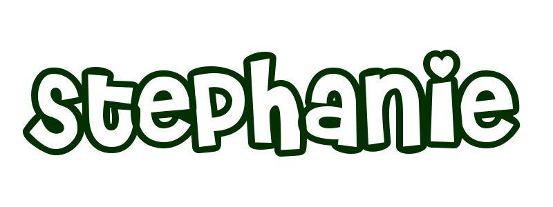 Coloring-Page-First-Name Stephanie