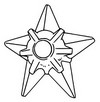 Coloring page Staryu