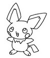 Coloring page Pichu