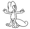 Coloring page Treecko