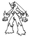 Disegno da colorare Blaziken