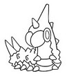 Coloring page Wurmple