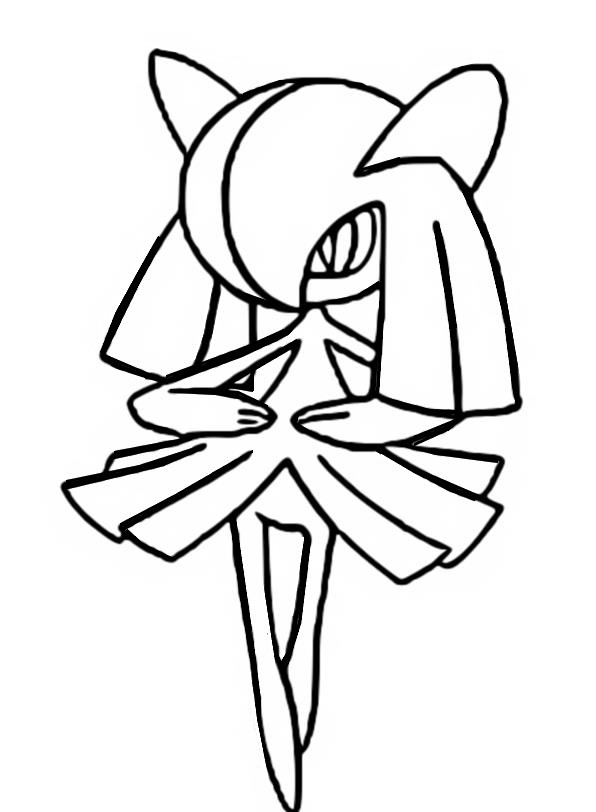 gardevoir and gallade coloring pages - photo #36