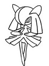 Coloring page Kirlia