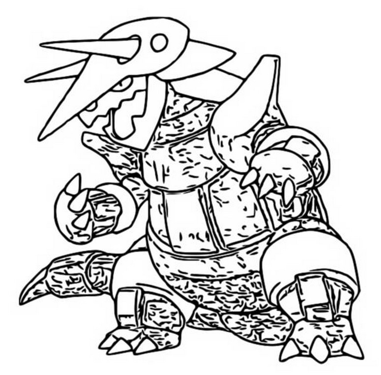 pokemon aggron coloring pages - photo #7