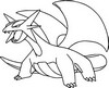 Coloring page Salamence