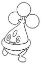 Coloring page Bonsly