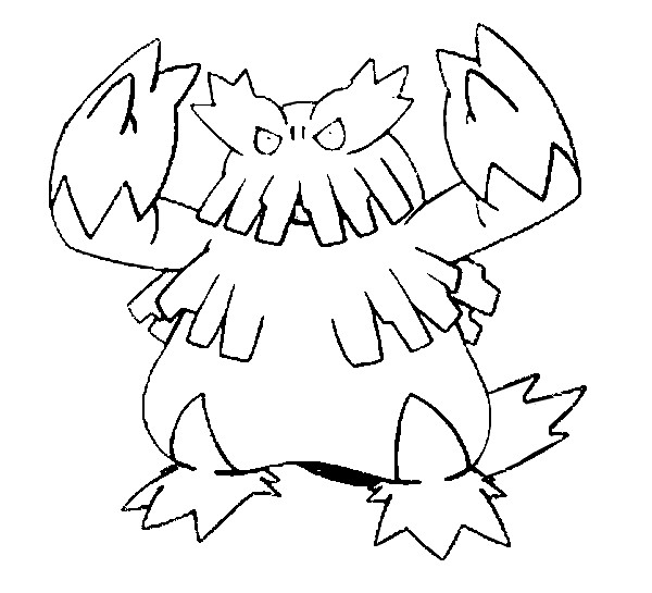 abomasnow pokemon coloring pages - photo #1