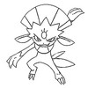Coloring page Weavile