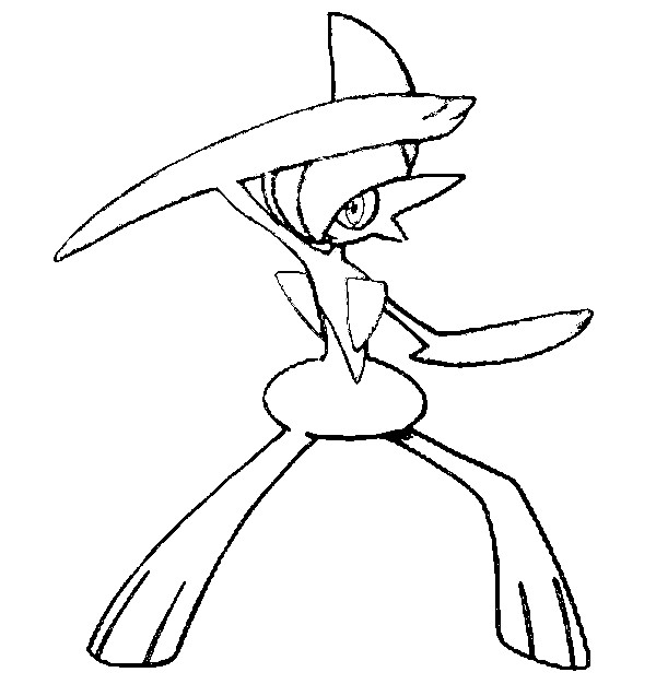 gallade coloring pages - photo #3