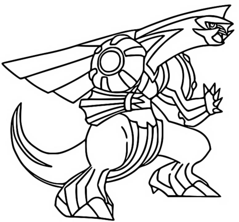 palkia coloring pages - photo #2
