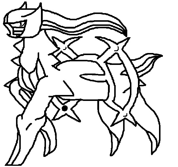 Coloring Pages Pokemon - Arceus