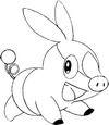 Dibujo para colorear Tepig