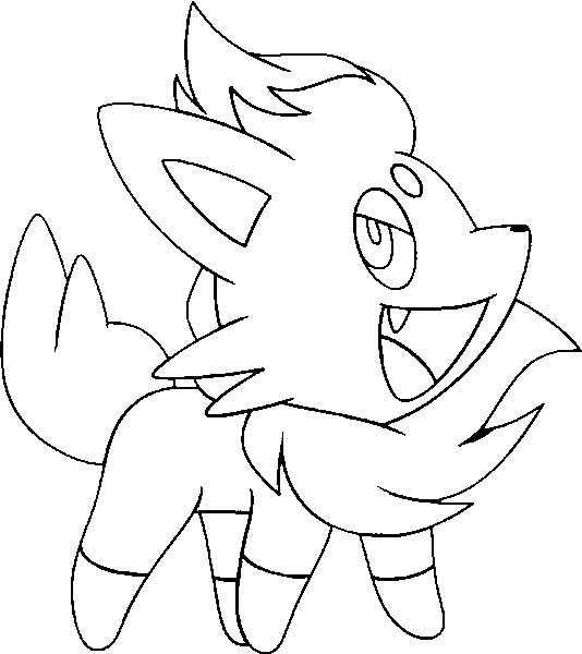 zoroark pokemon coloring pages - photo #23