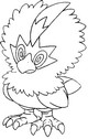 Coloring page Rufflet