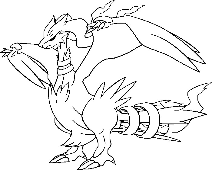 zekrom and reshiram coloring pages - photo #5