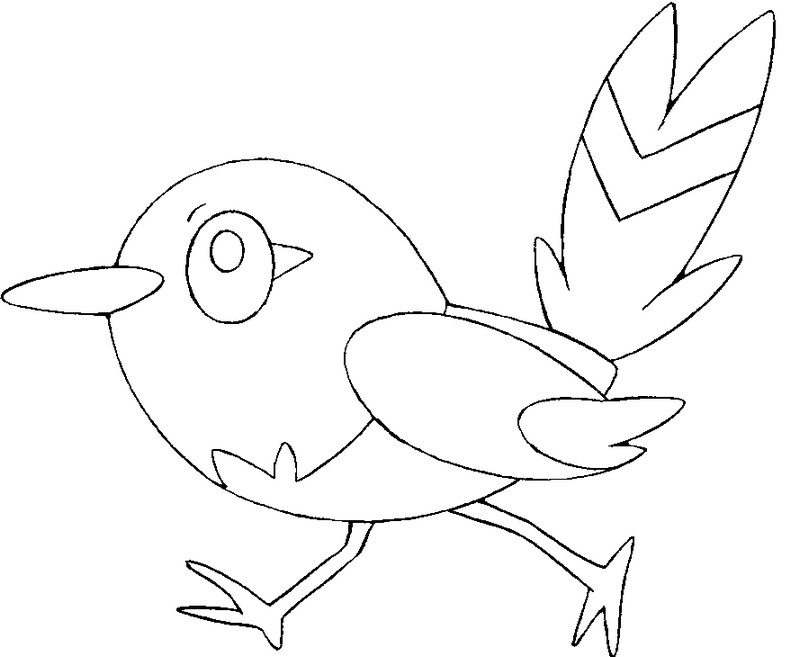 fletchinder pokemon coloring pages - photo #12