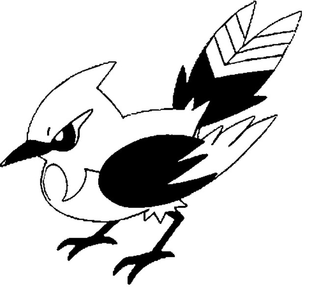 fletchinder pokemon coloring pages - photo #4