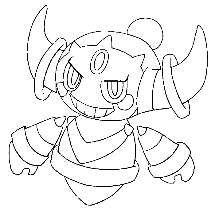 Coloring Pages Pokemon - Hoopa - Drawings Pokemon