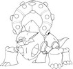 Desenho para colorir Volcanion