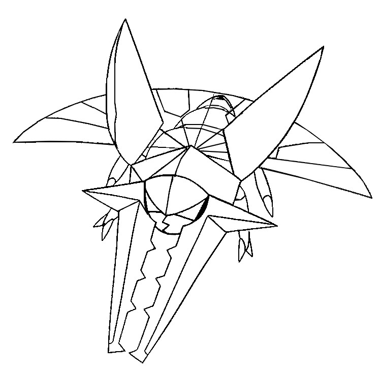 Step by Step How to Draw Vikavolt from Pokemon Sun and