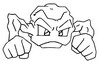 Coloring page Geodude