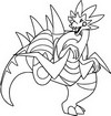 Desenho para colorir Dracozolt