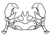 Desenho para colorir Krabby